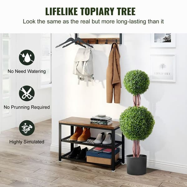 Topiary Træ Sæt - DUOKU - Dobbelt - 8 Tommer - 2 Stykker - UV-Bestandig