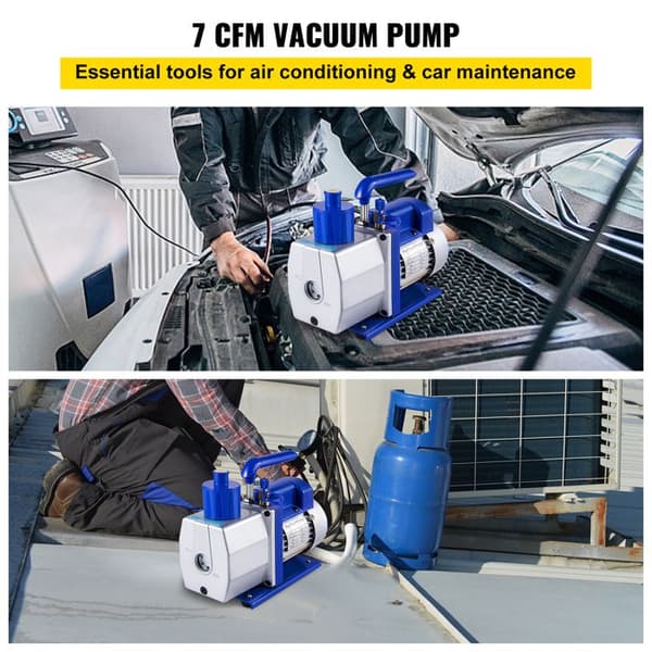Vakuumpumpe - DUOKU - RS-3 - 7 CFM - 1/2 HK - Elektrisk 230V