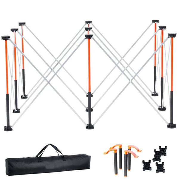 Fällbart Chassi - DUOKU - SNT-6 - Robust Arbetsstöd - 1135 kg - Idealiskt för Garage/Verkstad