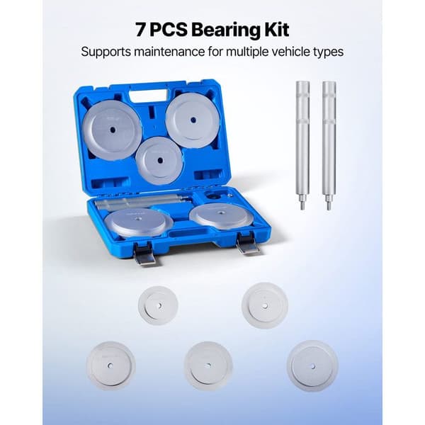 Presskit med Lager - DUOKU - XC9095 - 7 Delar - Aluminiumlegering - Halkfri Handtag