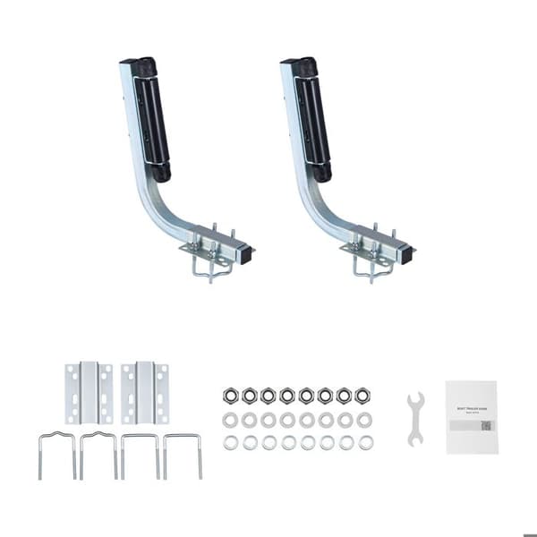 Justerbar Båtvagn - Duoku - Höjd 470 mm/520 mm, Lastsystem med Rullar