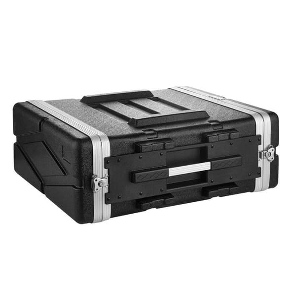 Mallette Rack 4U Lite 480 mm-Duoku-för Förstärkare, Ljudutrustning, DJ-mixer, ABS, med Frampaneler
