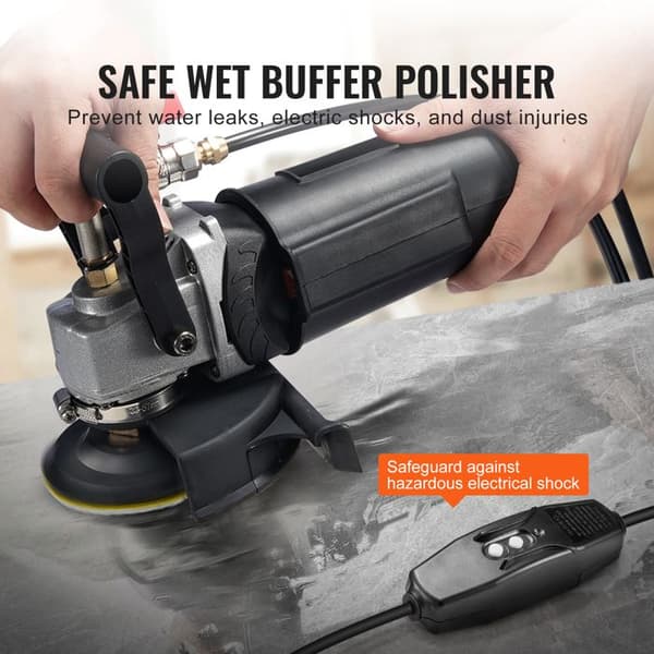 Poleremaskine - DUOKU - MY3017 - 800 W - 6 Hastigheder - Betonsliber 4 tommer