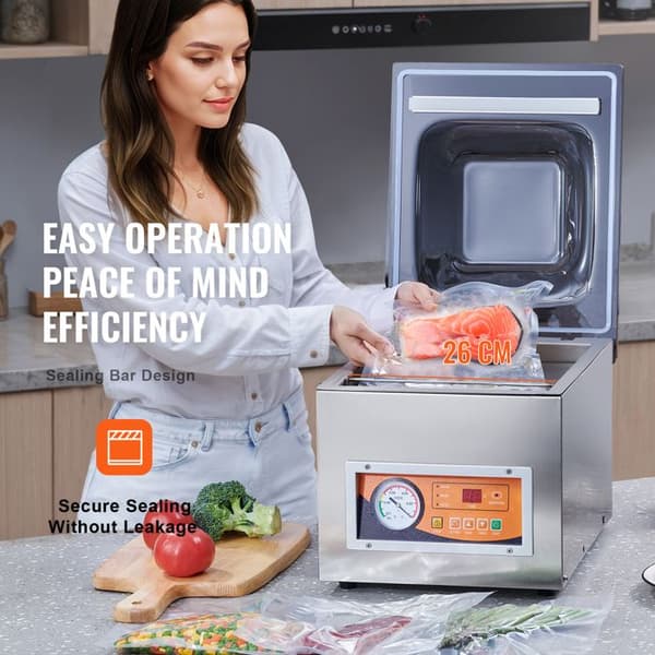 "Scelleuse sous Vide - DUOKU - DZ-260S-V2 - 260 W - Kompakti - Kosteille ja Kuiville Elintarvikkeille"