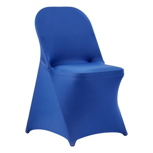 Stolsöverdrag - DUOKU - Pack om 50 - Extensible - Polyester och Elastan - 450x460x770 mm Blå