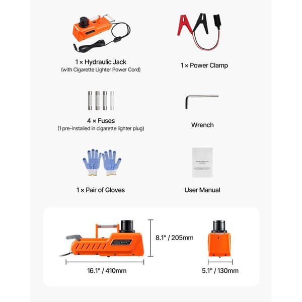Elektrisk Bilkran-Duoku-15 Ton-33 000 lb Hydraulisk Lyft-Double Matningsdäckbyte Kit
