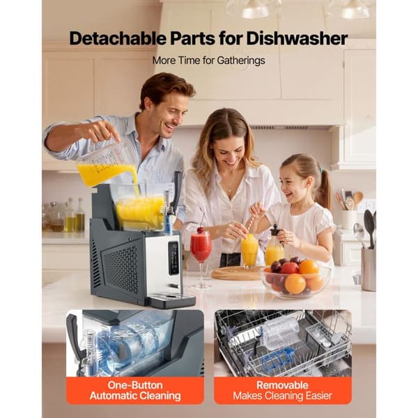 Slush ice maskine - DUOKU - X-40 - 4 L - 350 W - Selvrensende