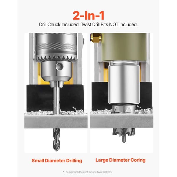 Magnetborrmaskin - DUOKU - Bärbar - Motor 1400W - Hastighet 800 varv/min - Diameter 40mm