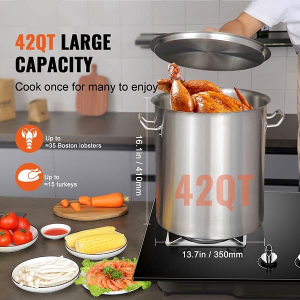 Marmite - DUOKU - SP354003D - 42 Liter - Rustfrit Stål - Låg og Si