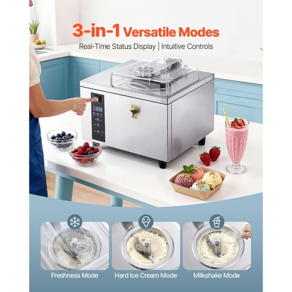 Sorbetti kone - DUOKU - BQ5K - 500 W - 2,8 L - 5 L/h