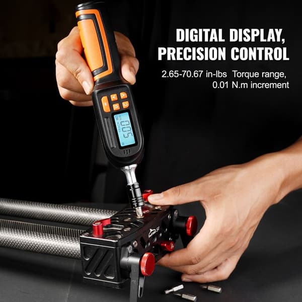 Digitalt momentnyckel - DUOKU - DSM1-100008B - 0,3–8 N·m - Noggrannhet ±2% - 1/4" bits