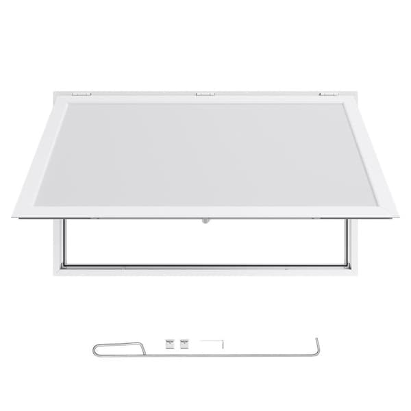 Servicevindue til Restaurantlastbil-Duoku-152,4x91,5 cm-Aluminiumramme-til Salgsboder