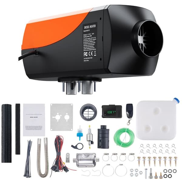Diesel-Luftheating-Duoku-12 V 2 kW-Bluetooth-App-Kontrolle-LCD-Bildschirm-für Auto, Buss, Campingvagn och Inomhus