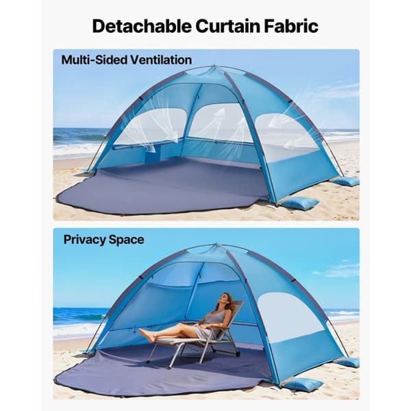 Rantalinna - DUOKU - ZP002 - Pop-up - UPF 50+ - 4 henkilöä
