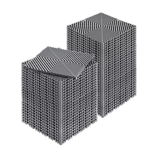 Dräneringsmatta Sammanfogar-Duoku-310x310 mm-Modulär Sammanfogar-PP Halkfri Grå-55 st