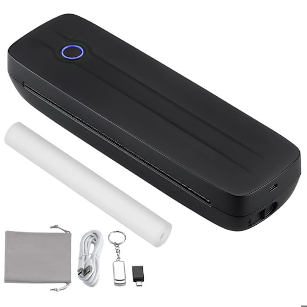 Bærbar Termisk Printer - DUOKU - 203 DPI - Bluetooth - 2600 mAh Batteri - A4/A5