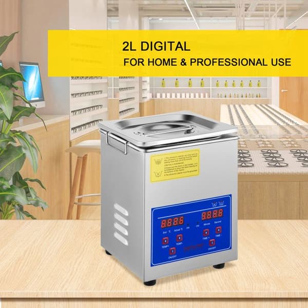 Ultralydsrenser - DUOKU - 2 L - Rustfrit stål 304 - 40 kHz - Digital timer