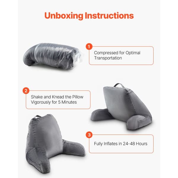Lukulaty - DUOKU - XSHRP002 - Suuri - Memory Foam - Harmaa Grå