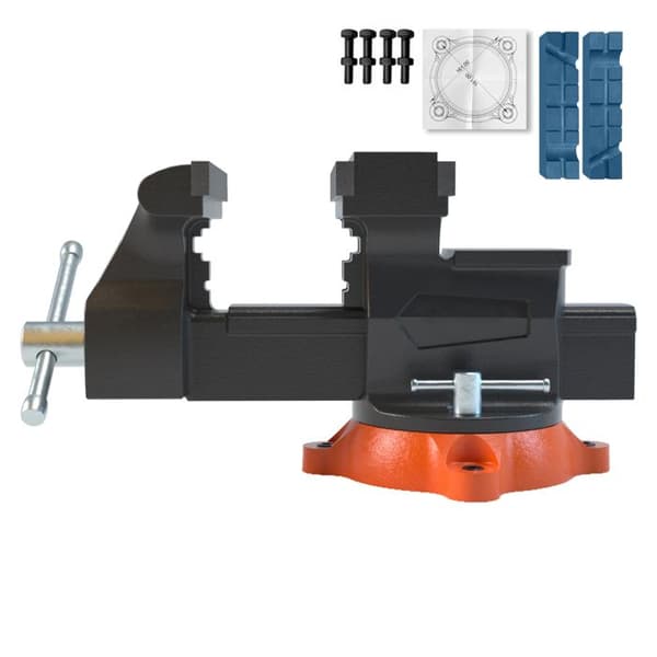 Bordspænde - DUOKU - Model 6.5 - Kæbebredde 16,7 cm - 360° drejelig base - Ductilt støbejern