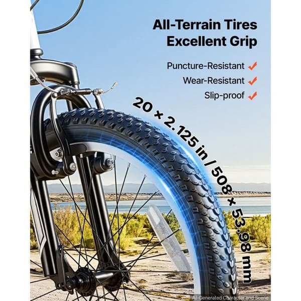 VTT 20 Tum, Terrängcykel för Tonåringar - Duoku - 6 Växlar, Fullfjädring, Lämplig för Stigar, Justerbart Säte