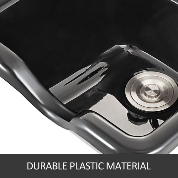 Basin för bärbart schampo-Duoku-46x36x20cm-Plast ABS Svart hårtvättsbasin-För salong och spa