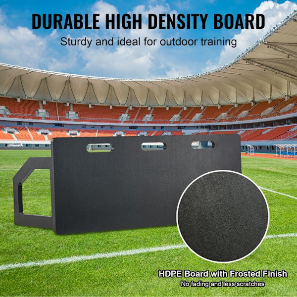 Fotbollens Studsplatta - DUOKU - 40"X16" - Bärbar Fällbar - HDPE - Barnträning