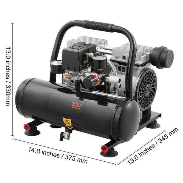 Luftkompressor - DUOKU - 1 Gallon - Olje Fri - 1HP - 120 PSI