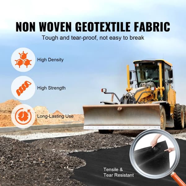 Geotextil - DUOKU - 15x20FT - Robust 4OZ - Dække - Dræningskontrol