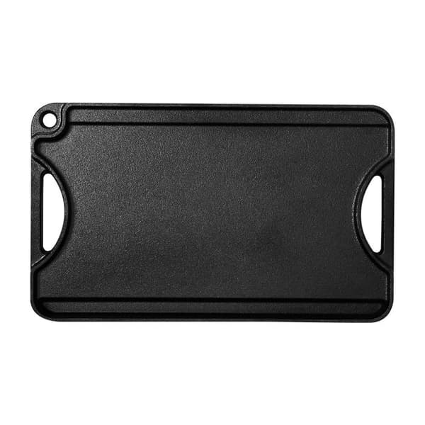 Vendbar Stegeplade - DUOKU - 185 x 342 mm - Støbejern - Bærbar - Sort