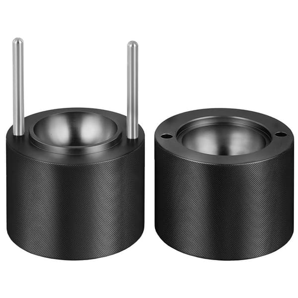 Isbitsform - DUOKU - KH-B02-2 - Flygplansaluminium - 3,2 kg - Svart Svart