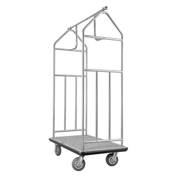 Bagagevogn - DUOKU - X-126 - Kapacitet 362 kg - Rustfrit Stål - 4 Hjul Pengar