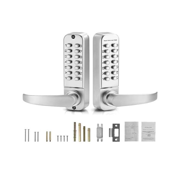 Dørkrans - DUOKU - Model OL-209S2-BB-C-03 - Rustfrit Stål - Vandtæt - Tastatur med 14 Taster Pengar