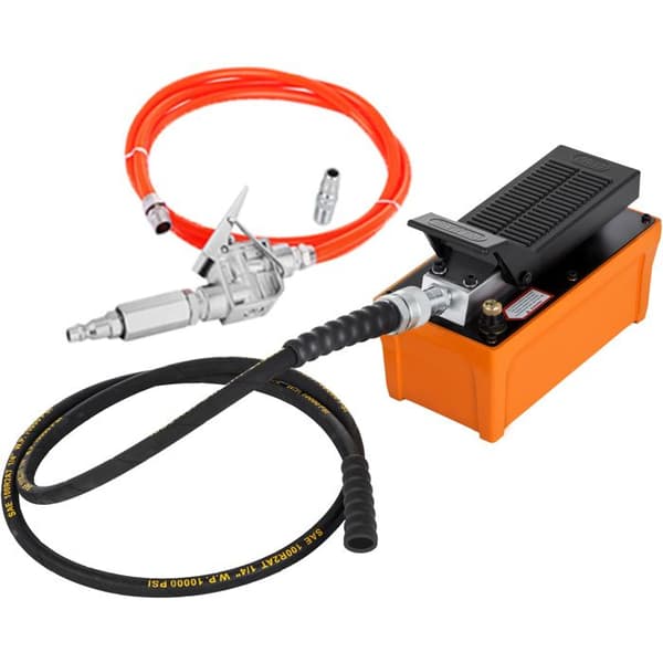 Lufttryks Hydraulisk Pumpe Duoku-10000 PSI med Slange- hydraulisk cylinderpumpe til cylindre, Robust Hydraulisk Pumpe