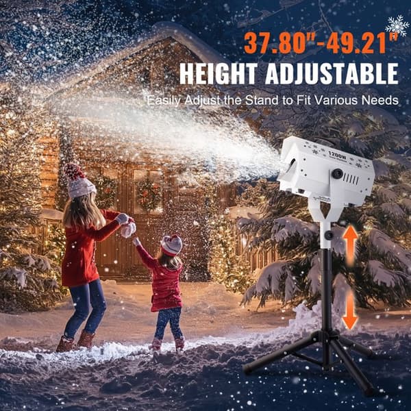 Sneemaskine-Duoku-1200 W-med Justerbart Stativ-til Drømme Snedynger