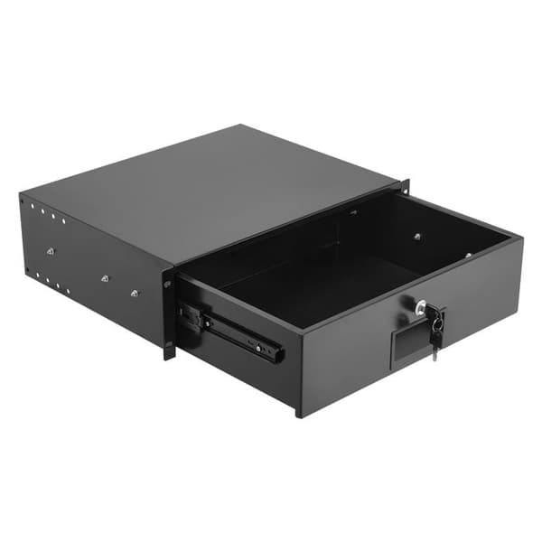 Låsbart rackskåp - DUOKU - SPT-T300-3A - 3U - Djup 350 mm - Belastning 22,68 kg