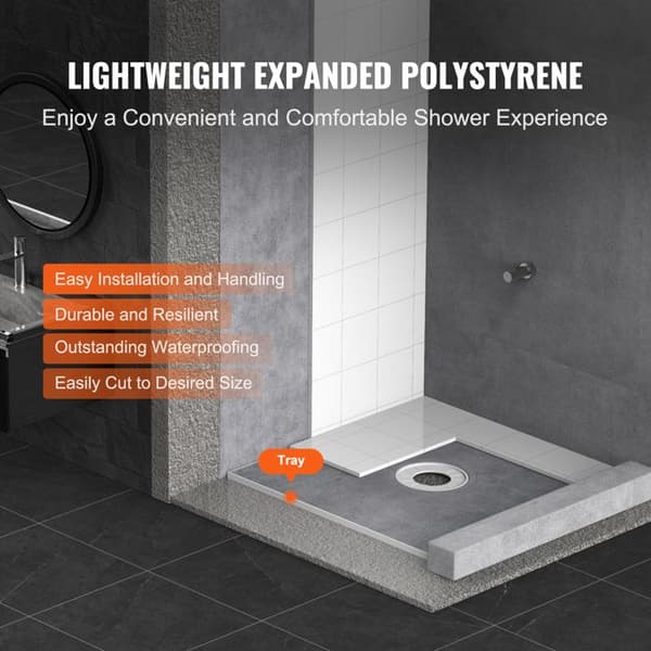 Bruserafløb - DUOKU - JQ-3636 - 914x914 mm - Central Afløb 160 mm - Let EPS