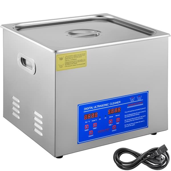 Ultralydsrenser - DUOKU - 15 L - Rustfrit stål - Digital timer & opvarmning - Rengøring af smykker Rostfritt stål
