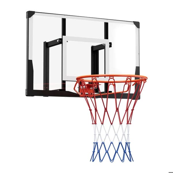 Vægmonteret Basketballkurv med 110 cm Panel - Duoku - Robust Ring System - Nylon Net og 2 mm Tykt PC Panel
