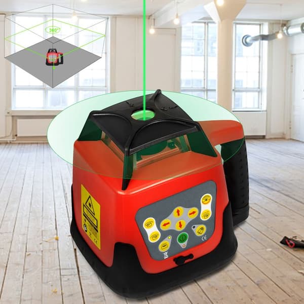 Nivålaser - DUOKU - Automatisk roterande - Automatisk nivåverktyg - Precision 1 mm - Räckvidd 500 m