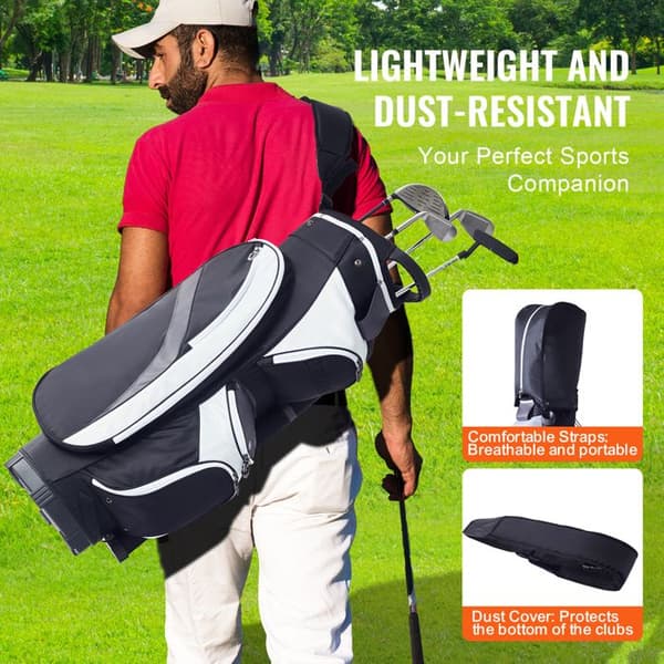Golf trolley bag 14 compartments 36 in-Duoku-high quality nylon-several pockets-with handles