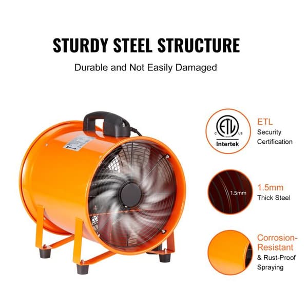 Kannanpölyttävä Tuulettaja - DUOKU - 145 W - Sylinterimäinen - 1020 CFM - 79 dB