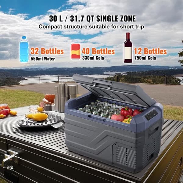 Biltillbehör - DUOKU - 30 L - Temperatur -20 ~ 20 ℃ - Inbyggd Belysning - 12 V