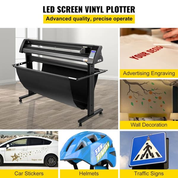 Vinylskärare - DUOKU - Plotter KH-1350A - LED-skärm - Kompatibel med SignCut - 1260 mm max