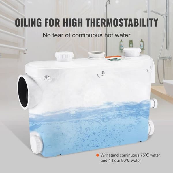 Sanitär Kvarn - DUOKU - FLO500 - 500 W - Flöde 6600 L/h - IPX8