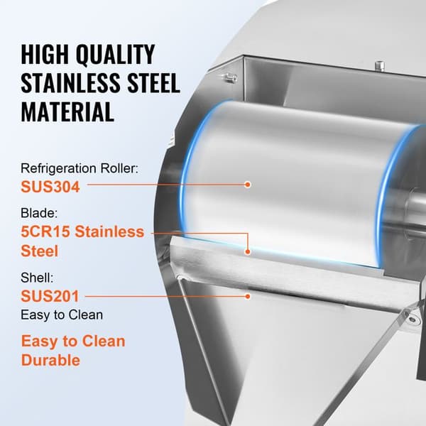 Flageismaskine - DUOKU - 573 lb/24 h - Rustfrit Stål - 4 L - 900 W