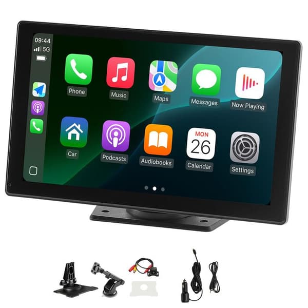 Trådlös Autoradio - DUOKU - 7098P - 9 tum Touchscreen - Kompatibel med CarPlay/Android Auto - Backkamera