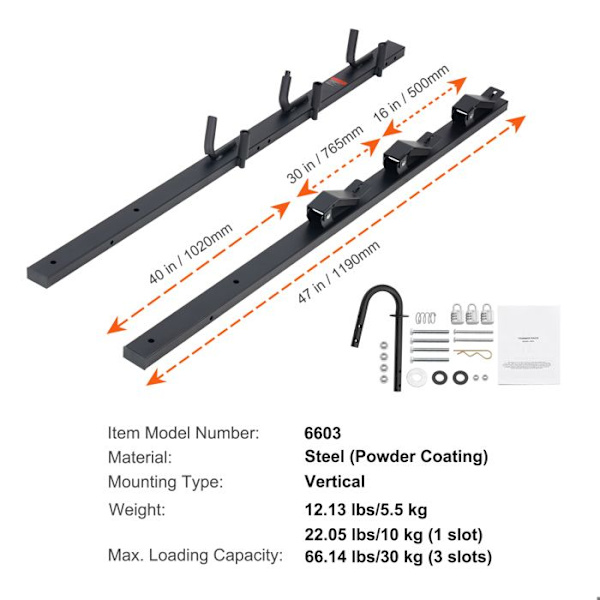Stöd för Trimmer - DUOKU - 6603 - Stål - Låsbar - 3 Platser