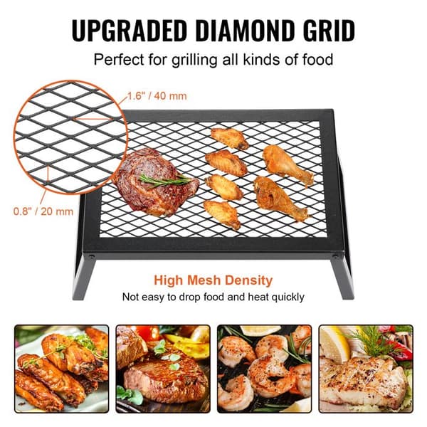 Grill - DUOKU - JY-ZDKJ-01 - Fällbar - Bärbar Stålgrill - Perfekt för Camping/Picknick
