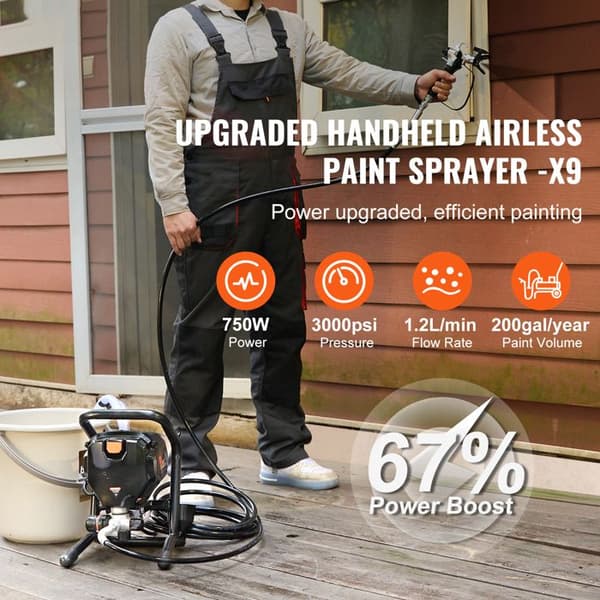 Lufttrycksmålare-Duoku-750 W-Hög Effektivitet Elektrisk Spruta-3000 PSI
