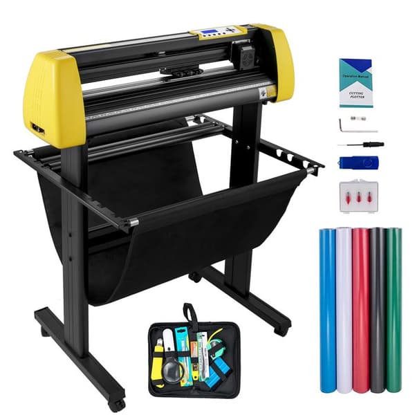 Vinylafskærer - DUOKU - Plotter 34" - LCD-Skærm - 3 Blade - Til Privat og Professionelt Brug